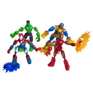 Hasbro Marvel Avengers Bend & Flex Thanos Iron Man Captain America The Hulk 6"